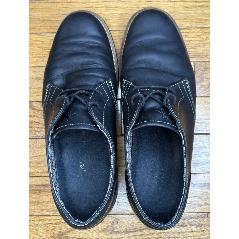 Original Penguin Shoes Mens 10 Black Waylon Lace Up Derby Oxford Munsingwear